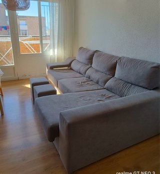Sofá modular 3 cuerpos chaise longue