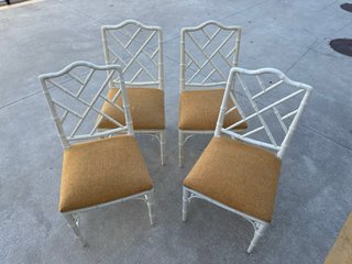 Conjunto 4 Sillas Chippendale.