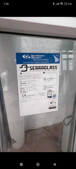 2 Ventanas PVC Blancas GEALAN