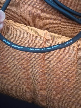 Cable Micrófono Cordial 10m XLR