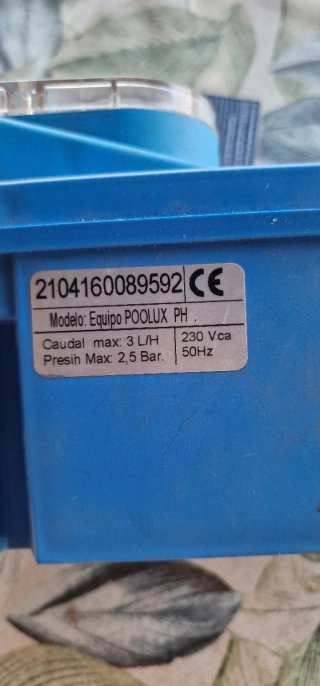 Clorador Salino TEAP Serie L80  bomba peristaltica
