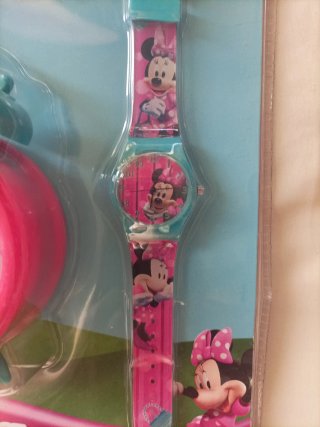 Reloj y Despertador Minnie Disney