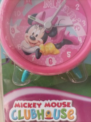 Reloj y Despertador Minnie Disney