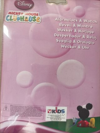 Reloj y Despertador Minnie Disney