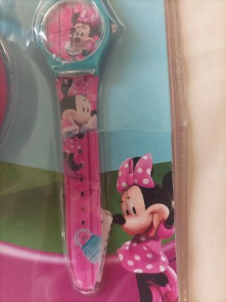 Reloj y Despertador Minnie Disney