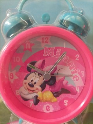 Reloj y Despertador Minnie Disney