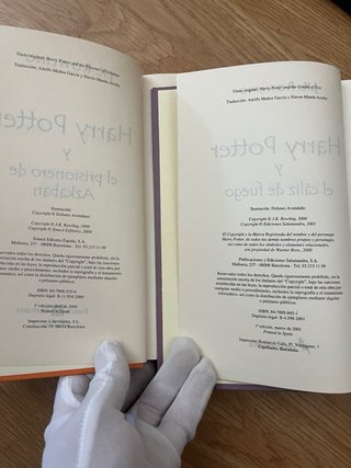 Lote 7x libros Harry Potter. Casi todos 1ª EDICIÓN