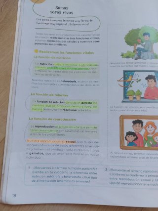 Ciencias de la Naturaleza 6 primaria