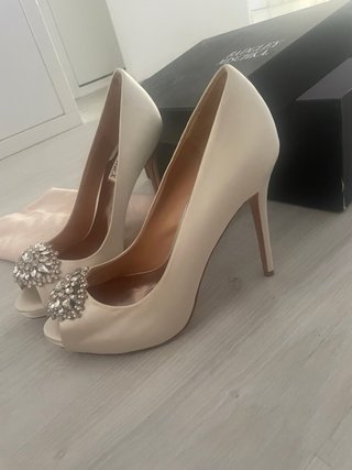 Zapatos Badgley Mischka Beige/Plata