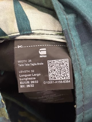 Pantalón G-Star RAW estampado tropical