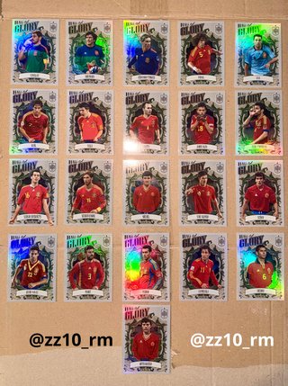 Pack 21 Cartas Hall of Glory España 2010-2026