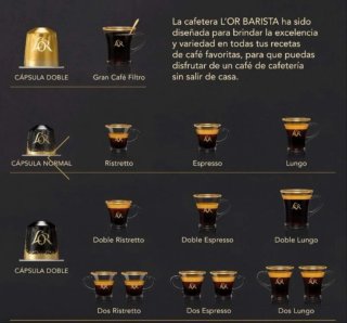 Cafetera NUEVA L'Or Espresso Philips Roja capsulas