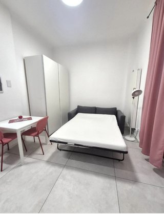 Divano letto matrimoniale grigio Ikea