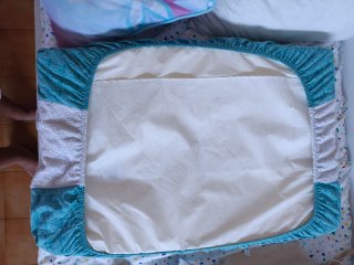 Colchoneta cambiador con funda