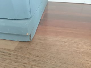 Mueble auxiliar 3 puertas madera gris