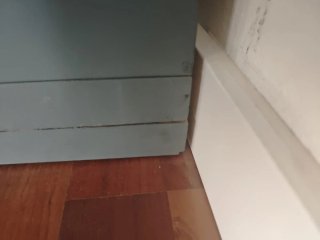 Mueble auxiliar 3 puertas madera gris