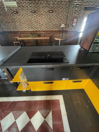 Cocina integrada moderna