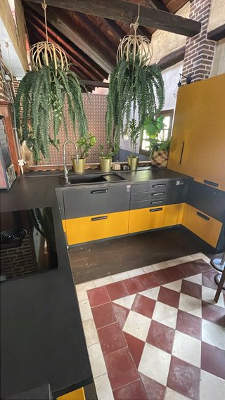 Cocina integrada moderna