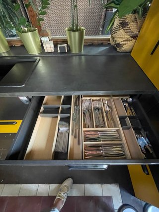 Cocina integrada moderna
