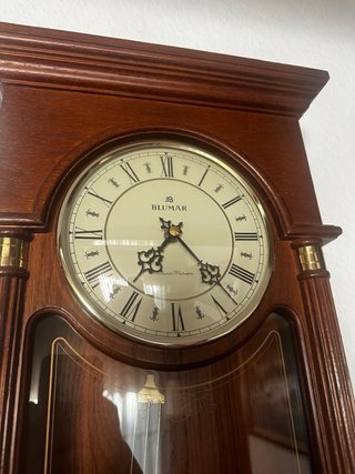 Reloj de pared madera Blumar antiguo