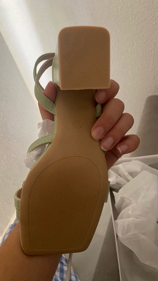 Sandalias de tacón Shein verde