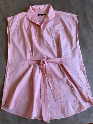 Blusa Adolfo Domínguez Algodón Rosa Talla M