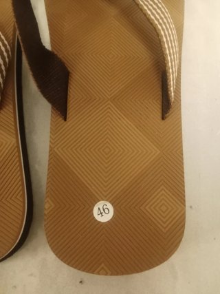 Ciabatte da passeggio marroni n. 46