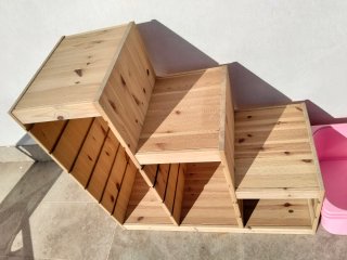 2 Estanterías de Madera Ikea