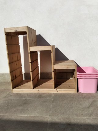 2 Estanterías de Madera Ikea