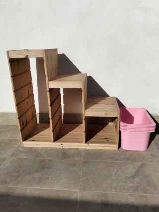 2 Estanterías de Madera Ikea