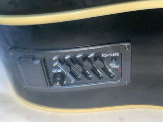 Guitarra Acústica Negra