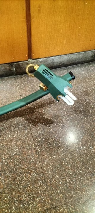 Lámpara de techo verde 3 focos