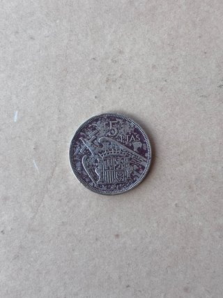 Moneda 5 Pesetas 1957 Franco
