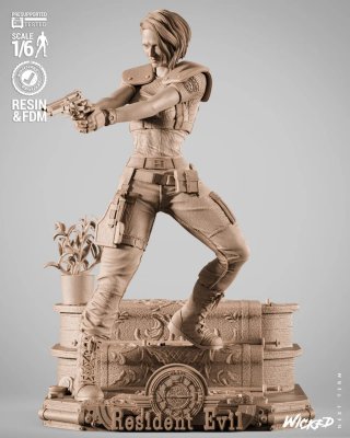 Jill Valentine figura Resident Evil 9 videojuego