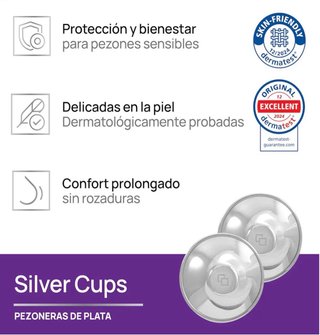COVERbasics Pezoneras de Plata Lactancia