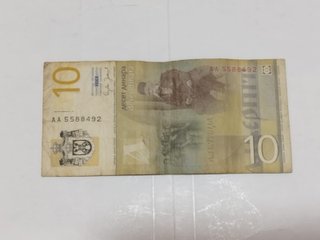 Lote 5 Billetes Serbia