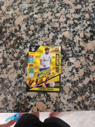 Cromo Lamine Yamal Firmado Edición Limitada