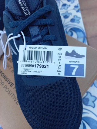 Zapatillas Skechers GOWALK Azul T.37