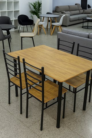 Mesa + 4 Sillas Bares Restaurantes particulares