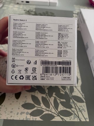 Reloj Xiaomi Redmi Watch 5 Plata/Blanco