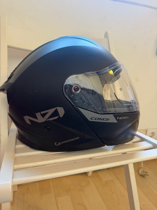 Casco NZI COM3 SUNVISOR Negro Mate