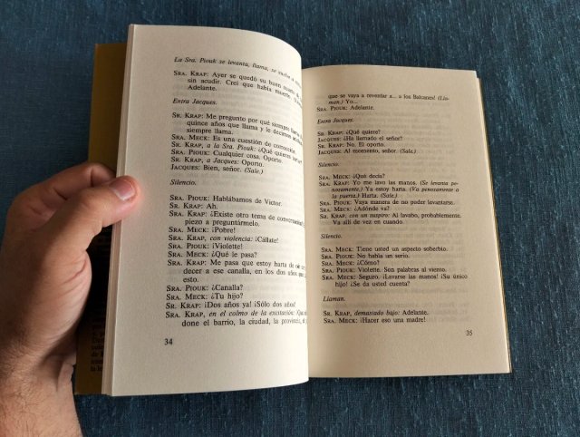 Eleutheria. Samuel Beckett.