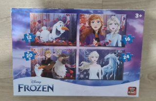 Puzzles Frozen 4 en 1 (12, 16, 20, 24 piezas)