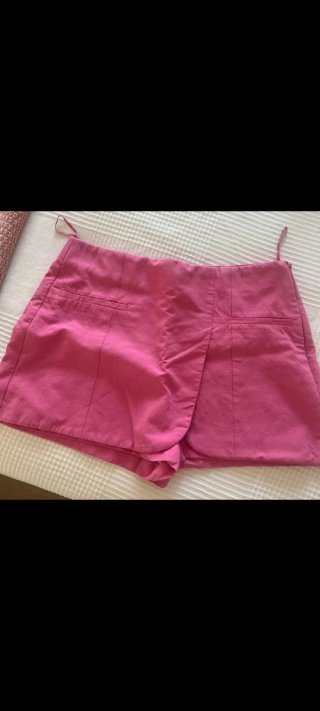 Falda pantalón Zara M fucsia