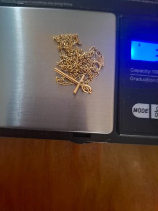Cadena de oro 18k con cruz