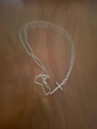 Cadena de oro 18k con cruz