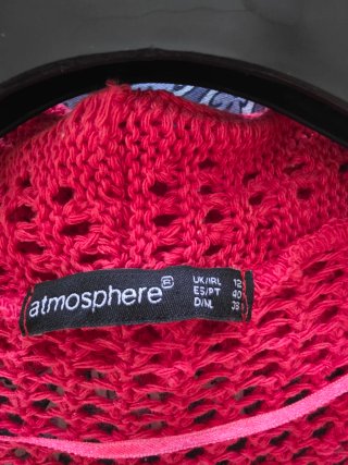 Chaleco de punto Atmosphere rosa