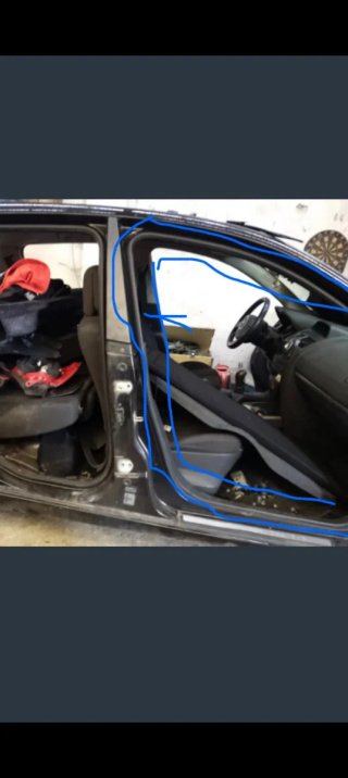 Gomas Puerta Renault Megane 2