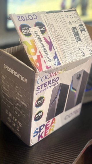Altavoces Creative STEREO CO702 Negros