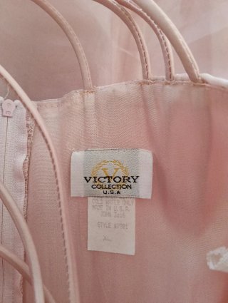 Vestido de fiesta rosa XL